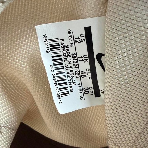 Nike SF Air Force 1 String Gray High Top Gum Sneakers Boots M12 - Picture 7 of 7